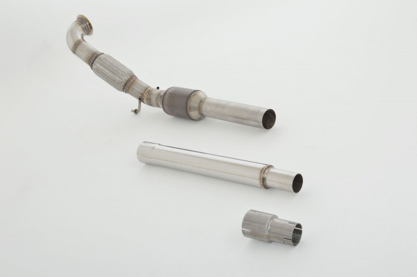 76mm Downpipe mit 200 Zellen HJS Sport-Kat. Edelstahl