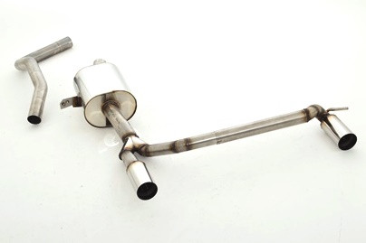 Duplex Sportendschalldämpfer Renault Megane III (Typ Z)