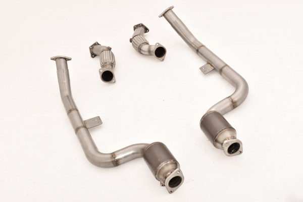 2x70mm Downpipe mit 200 Zellen HJS Sport-Kat. KIA Stinger