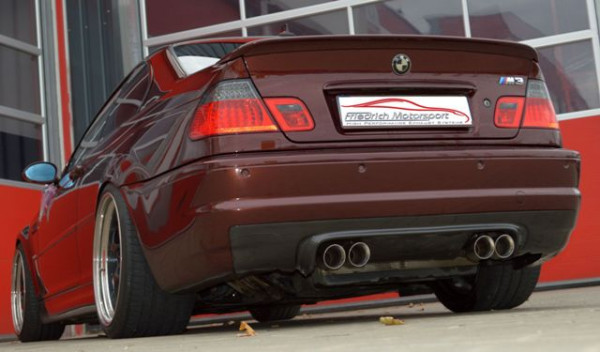 Duplex Sportendschalldämpfer BMW E46 M3/CSL