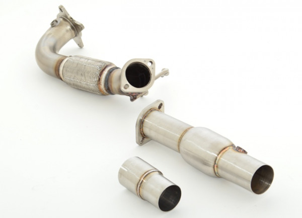 76mm Downpipe mit 200 Zellen Sport-Kat. VW Golf VI R Allrad