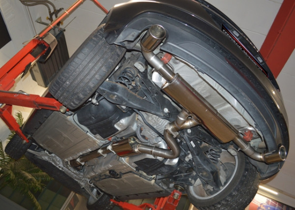 76mm Downpipe mit 200 Zellen HJS Sport-Kat. Edelstahl