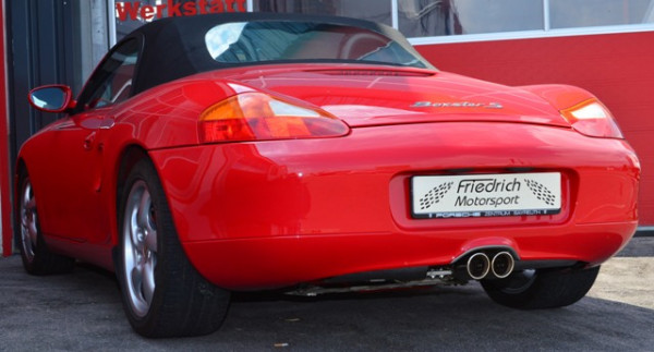 Sportendschalldämpfer mittig Porsche Boxster Typ 986