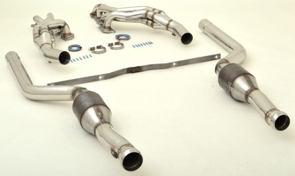 Fächerkrümmer mit 200 Zellen HJS Sport-Kat. Edelstahl