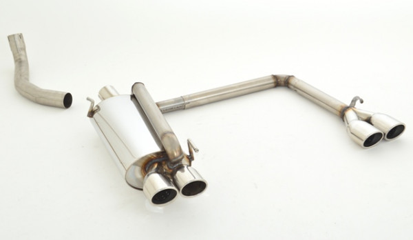 Duplex Sportendschalldämpfer VW Polo 6N / 6N2