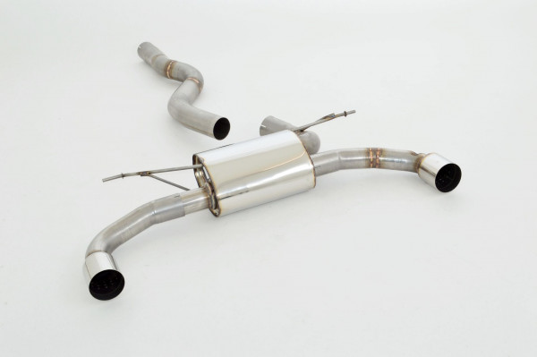 76mm Duplex-Sportendschalldämpfer Edelstahl