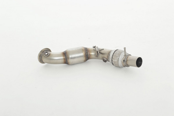 76mm Downpipe mit 200 Zellen Sport-Kat. Edelstahl