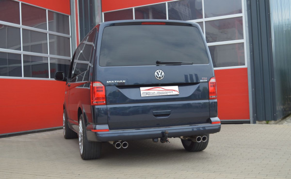 Duplex Sportendschalldämpfer VW T6 Bus